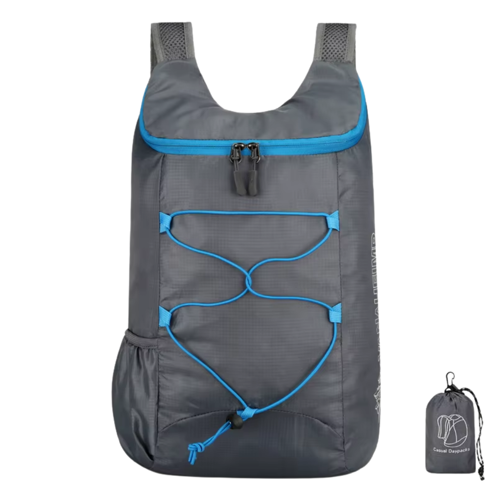 Mochila Plegable Portátil (Plomo)
