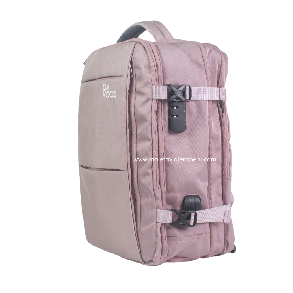 Mochila Viajera Deluxe (Palo Rosa) - Da Hood