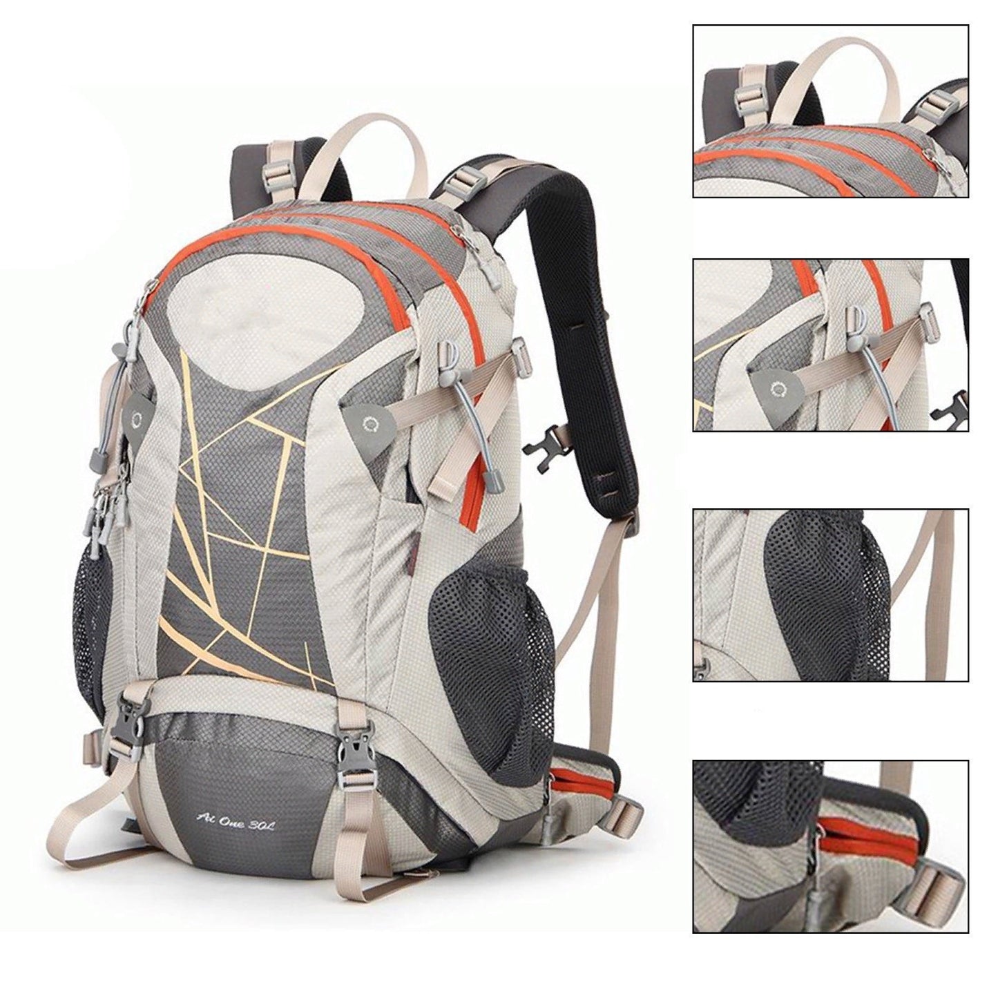 Mochila Outdoor 30 Litros (Plomo) - AI ONE