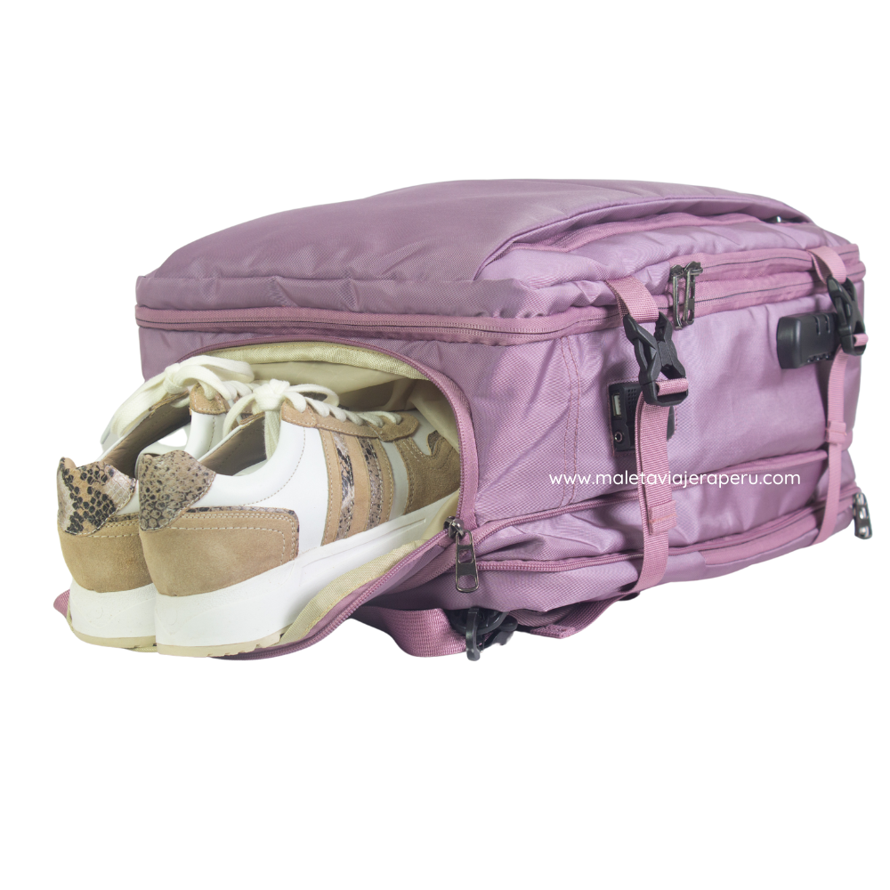 Mochila Viajera Deluxe (Uva) - Da Hood