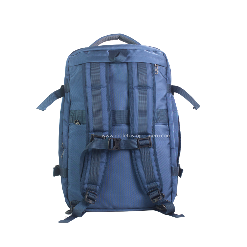 Mochila Viajera Deluxe (Azul) - Da Hood