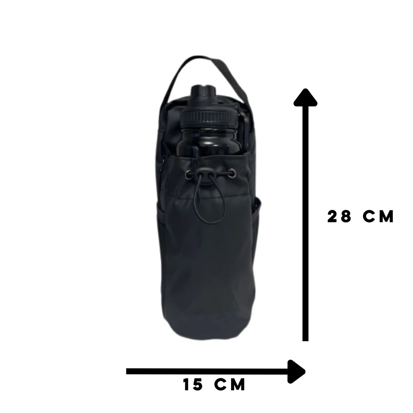 Bolsa porta botellas de gimnasio magnética
