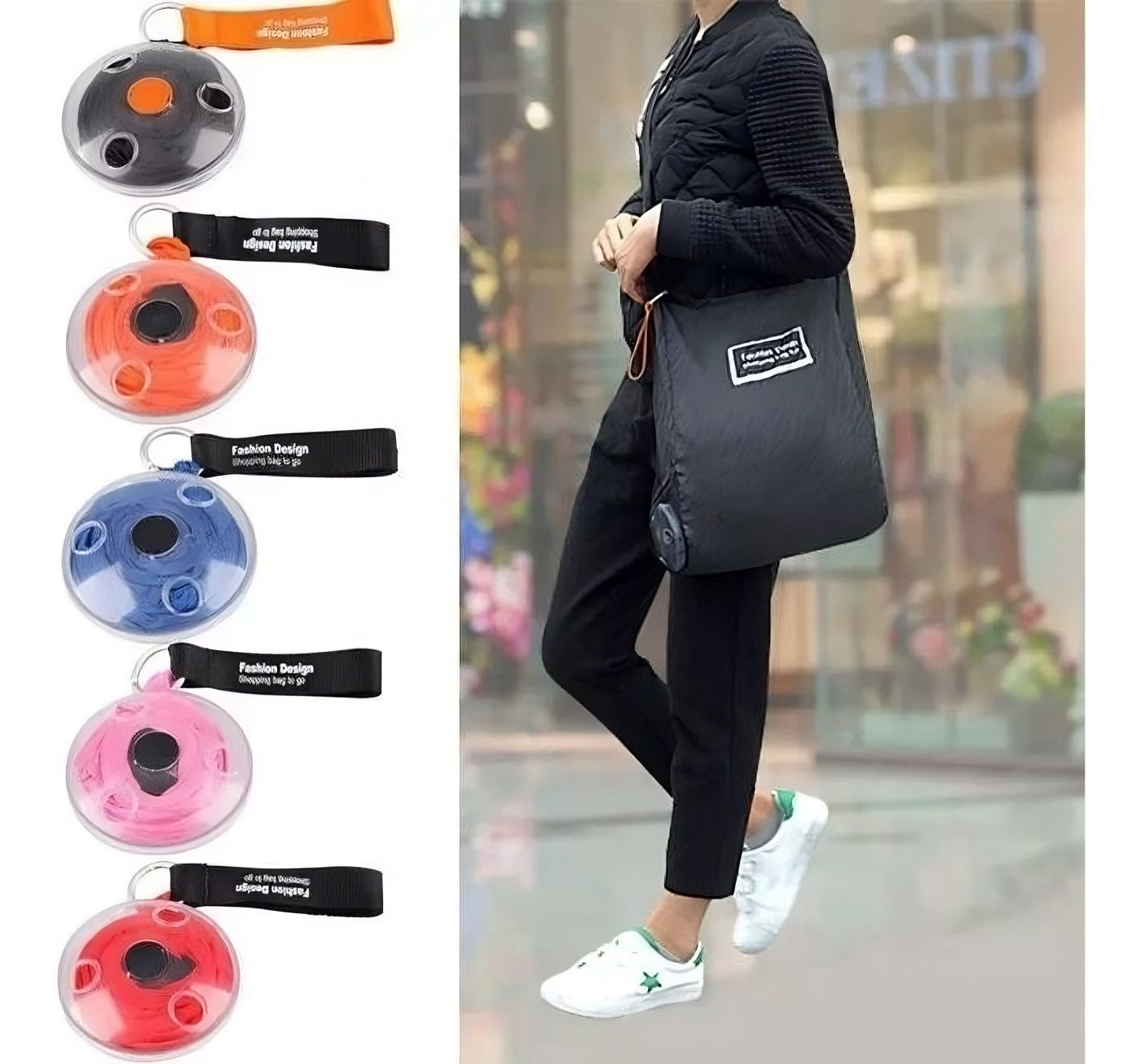 Bolsa portátil enrollable multiusos (Pack x2)