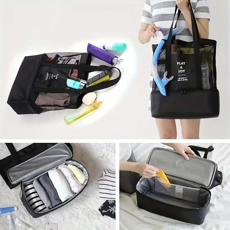 Bolso anti-arena para Playa o picnic con zona cooler
