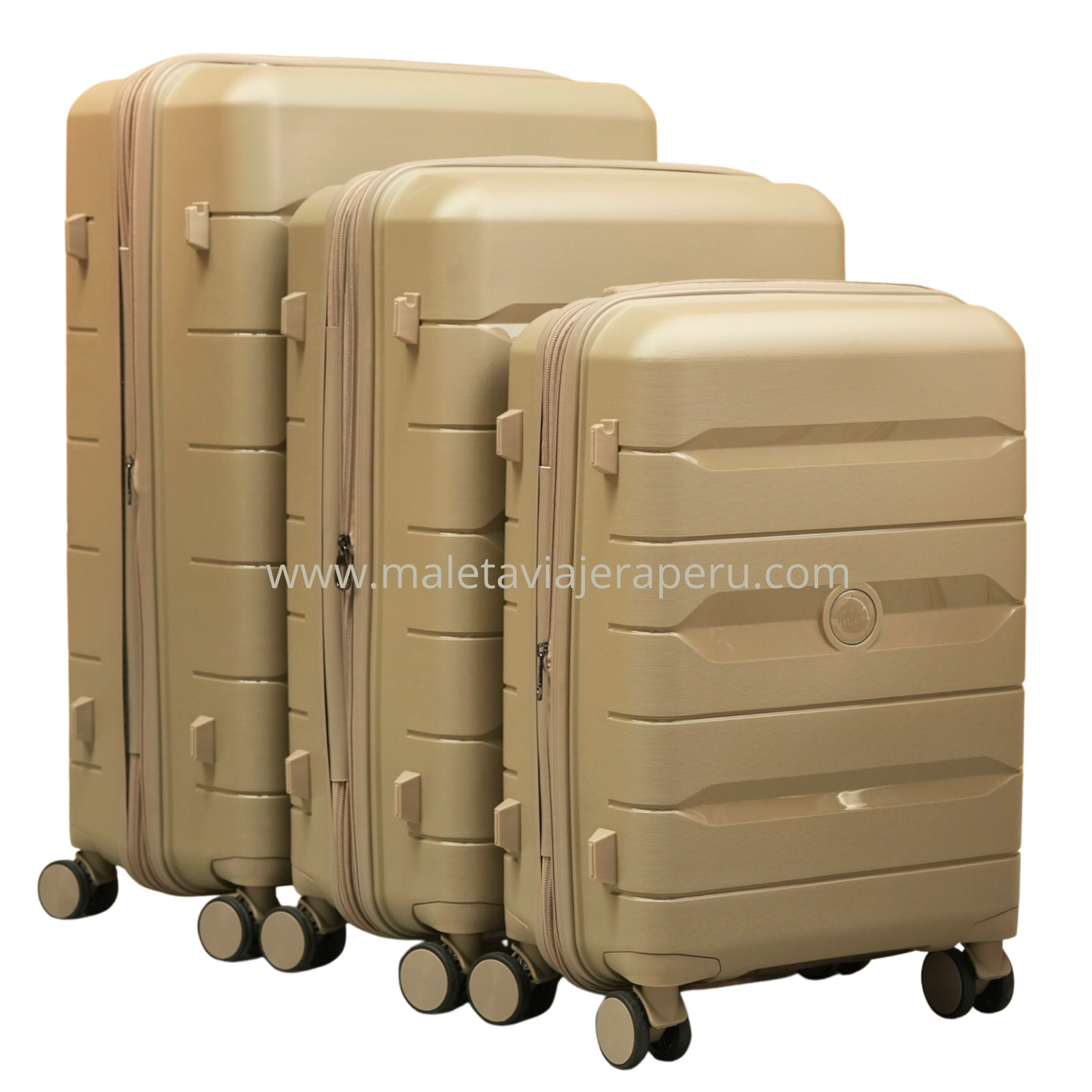 Maletas de ruedas para viaje (Beige) - RARLON