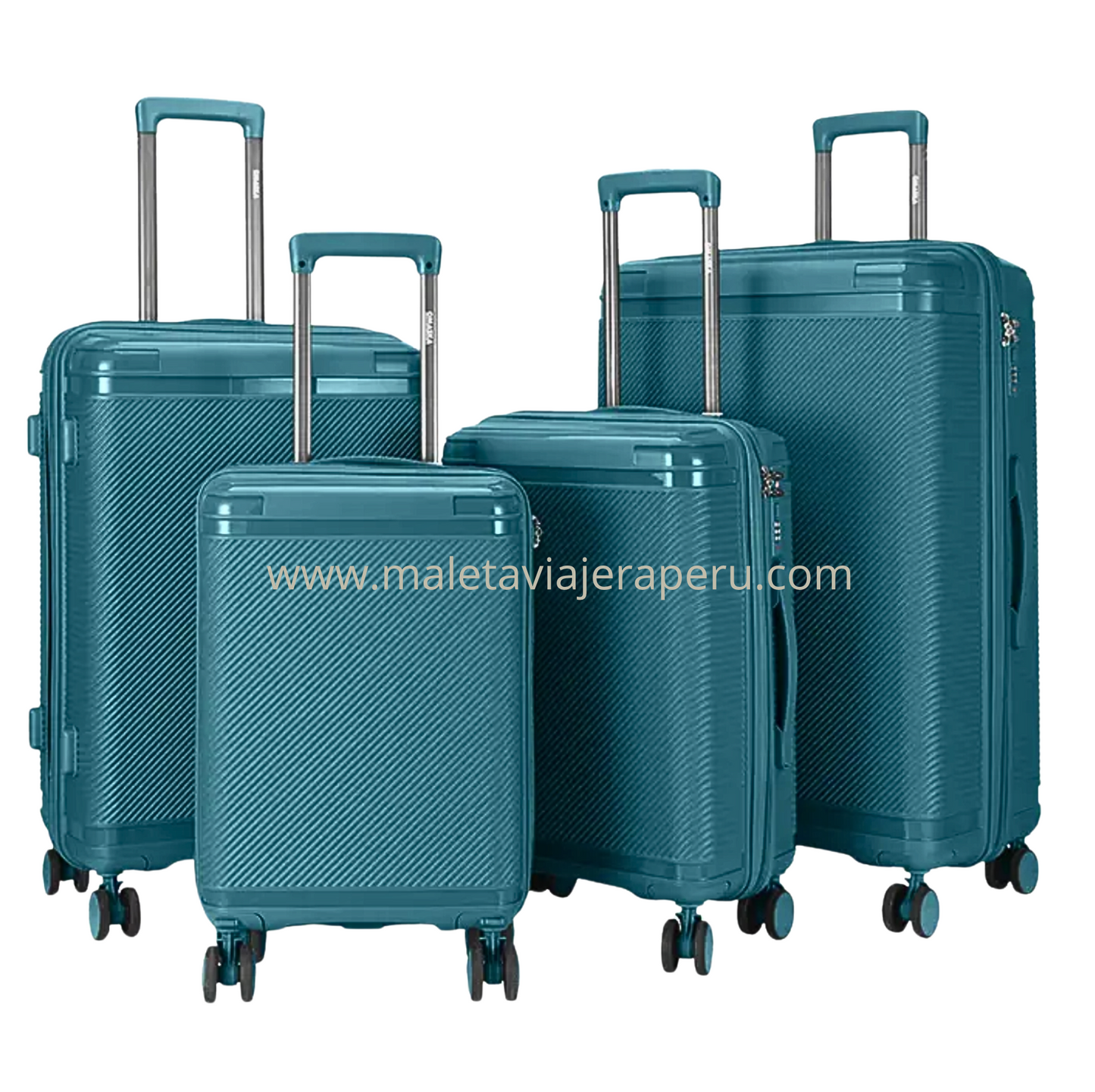 Maletas de ruedas para viaje (Acero) - LLG