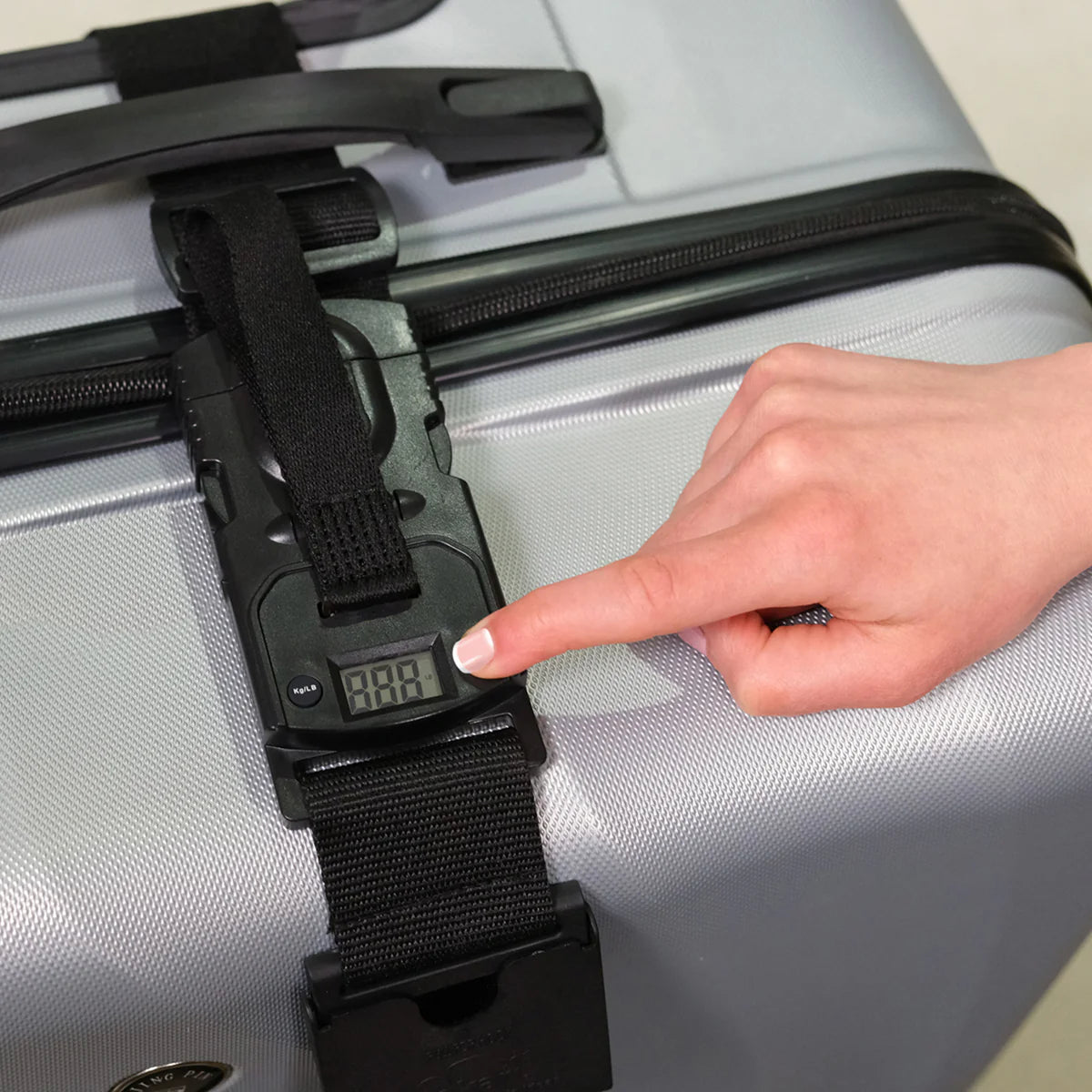 Correa de Seguridad con Balanza Electrónica para Maletas o Equipaje