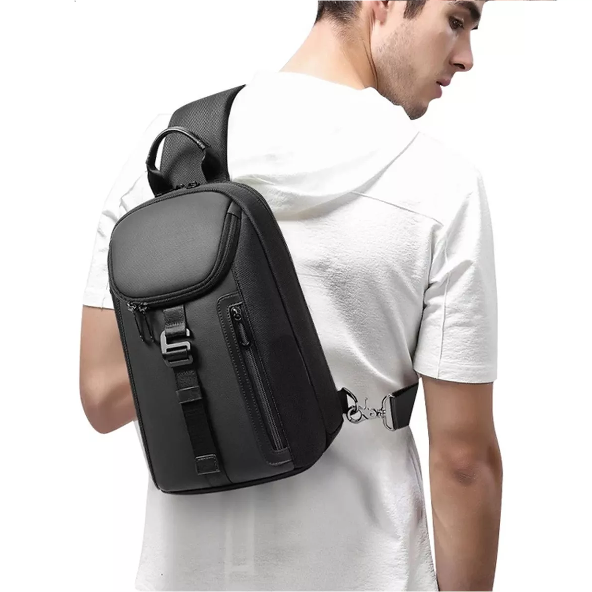 Pechera morral urbano Tian Gong (Plomo) - SKY BOW