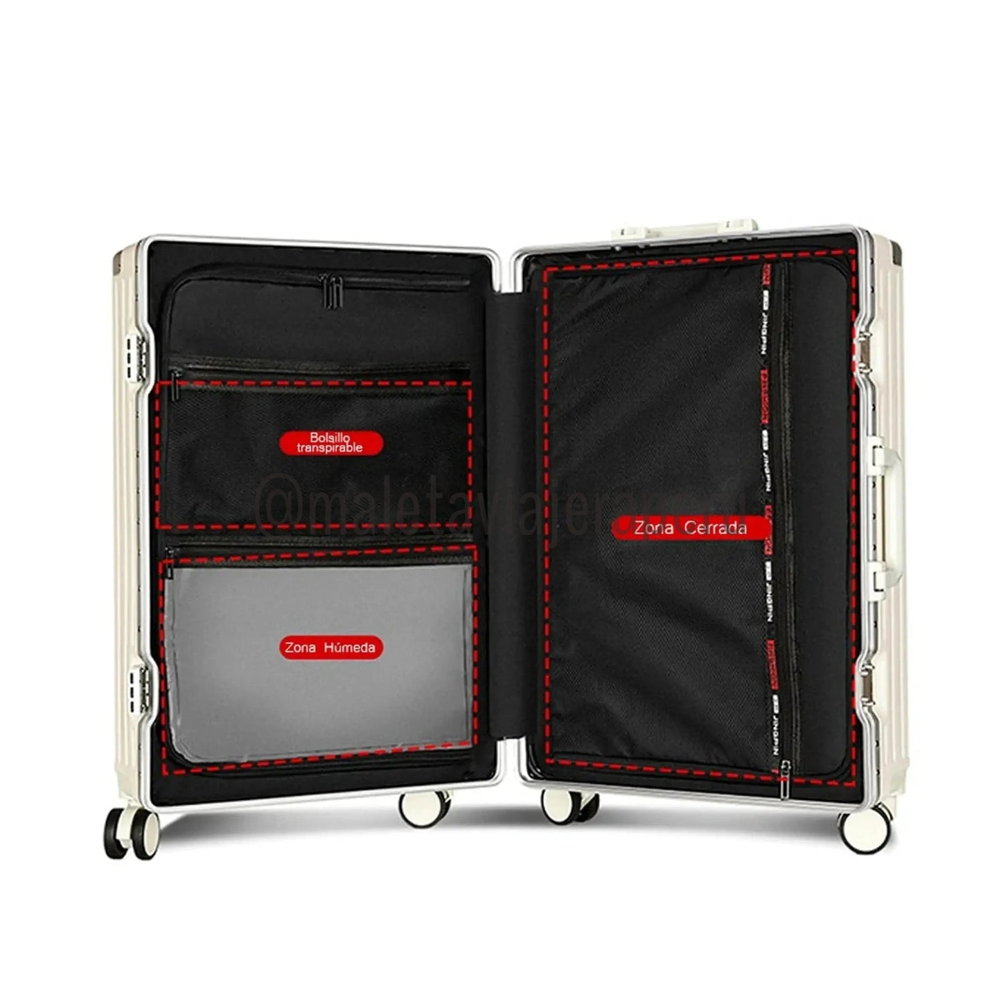 Maleta porta laptop para cabina (Negro) - SMART