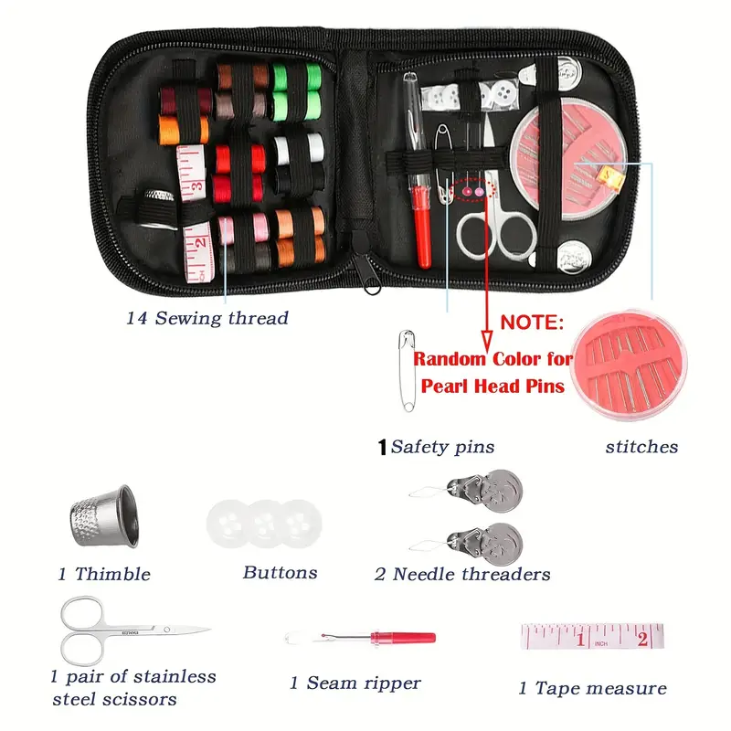 Kit de costura mini para viajes