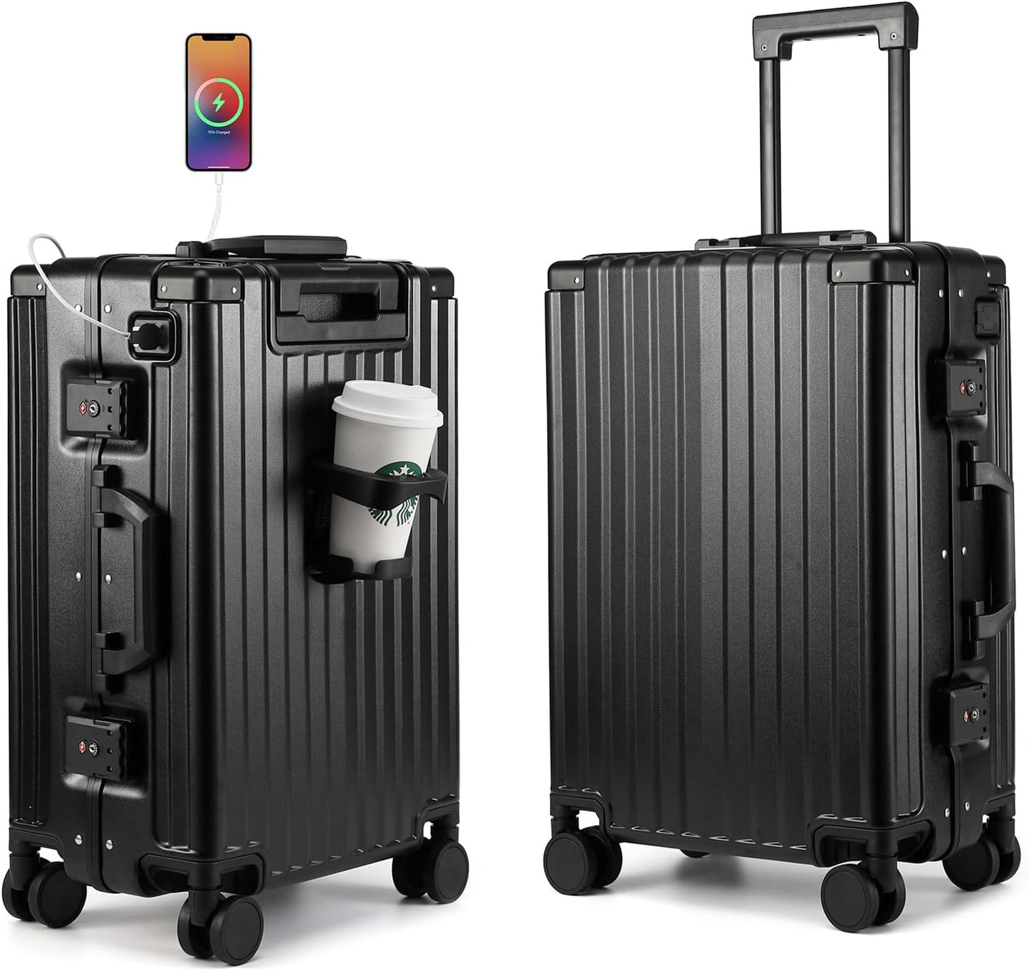 Maleta porta laptop para cabina (Negro) - SMART