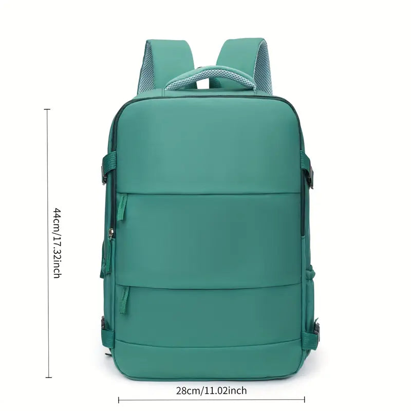 Mochila Viajera básica (Verde)