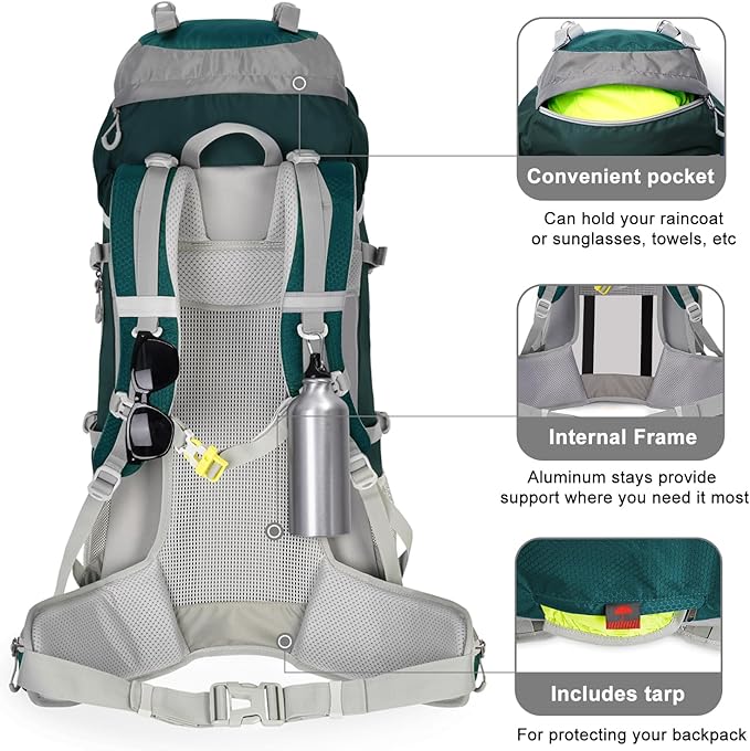 Mochila Outdoor Advance 70 litros (Negro) - NEVO RHINO