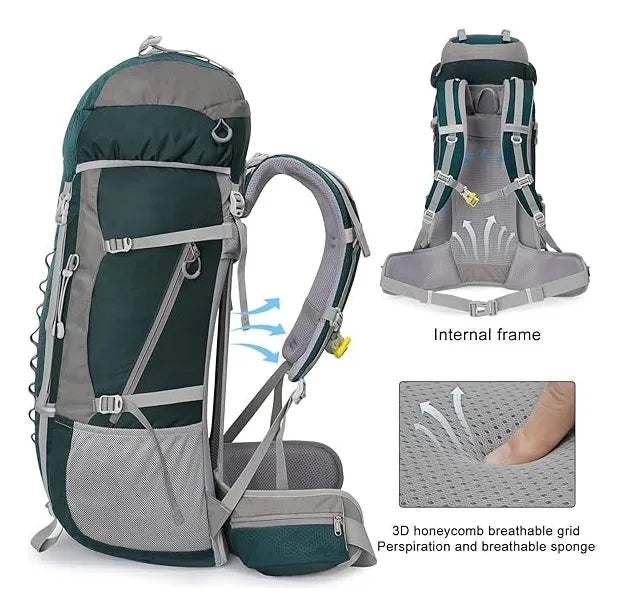 Mochila Outdoor Advance 70 litros (Verde) - NEVO RHINO