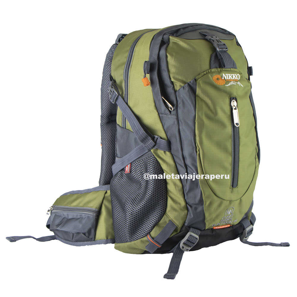 Mochila Outdoor Electrón 40 litros (Militar) - Nikko Equipment