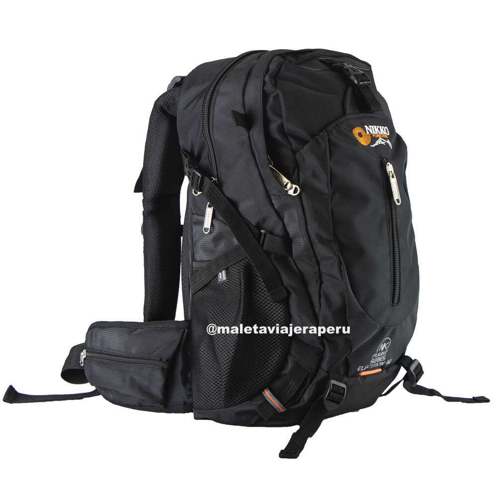 Mochila Outdoor Electrón 40 litros (Negro) - Nikko Equipment