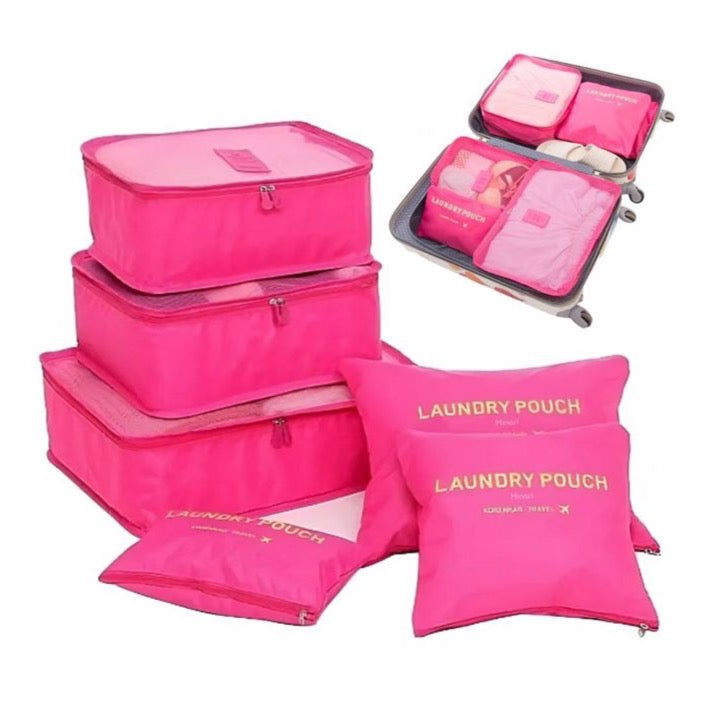 Clothes Organizer for Suitcases (Fuchsia)