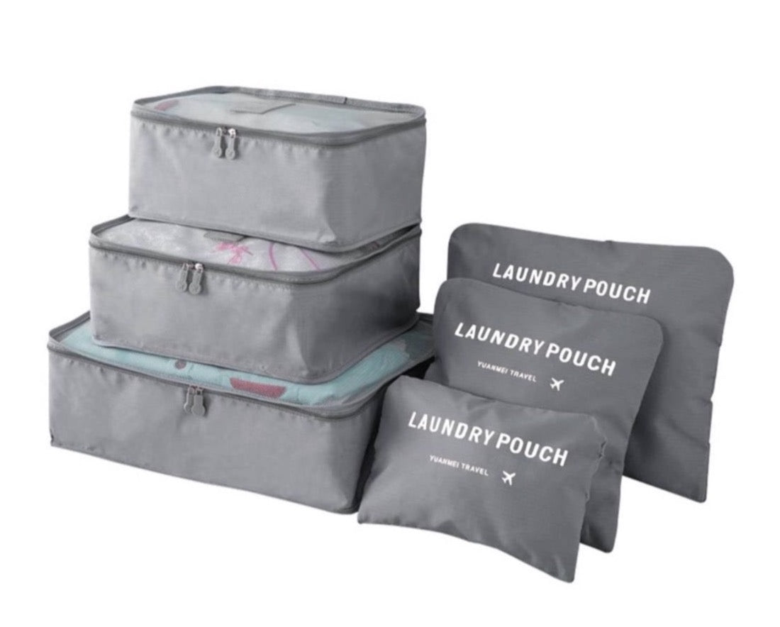 Clothes Organizer for Suitcases (Light Blue)