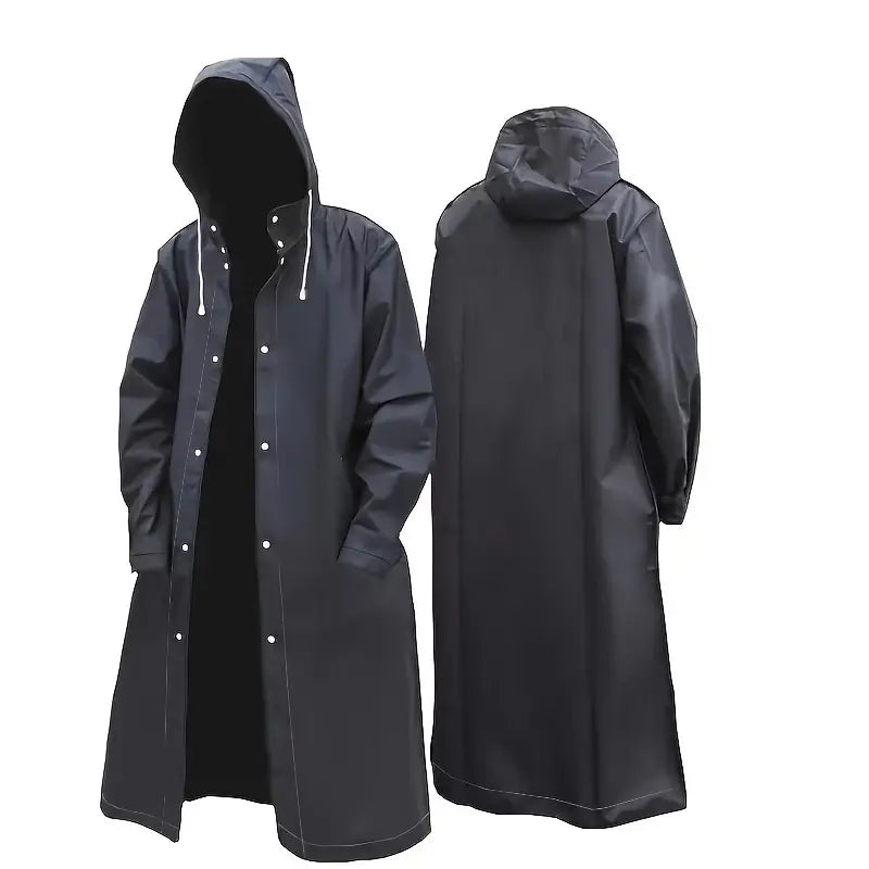 Poncho impermeable para lluvia abierto