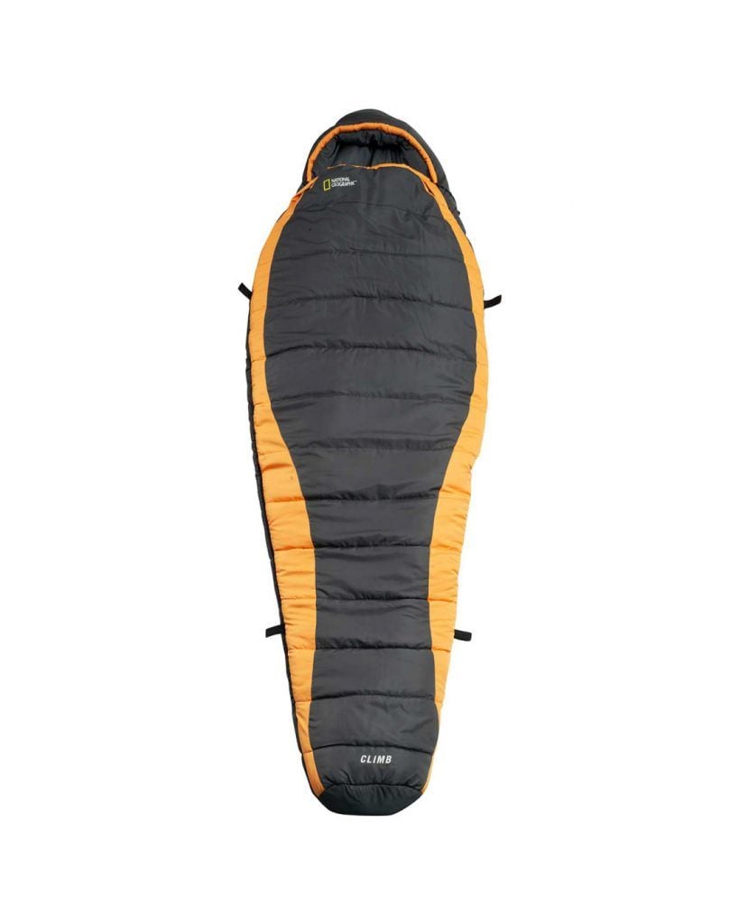 Bolso de dormir / Sleeping Bag Climb (Amarillo) - National Geographic - Tienda Maleta Viajera Perú -