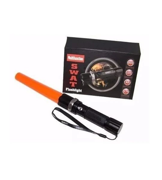 Linterna Tactica SWAT LED 2000 LUMENES - Tienda Maleta Viajera Perú -
