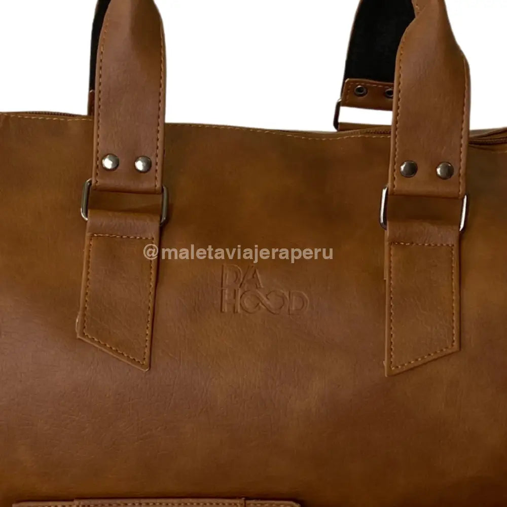 Maletín Vintage Cuero Pu (Marron) - Da Hood