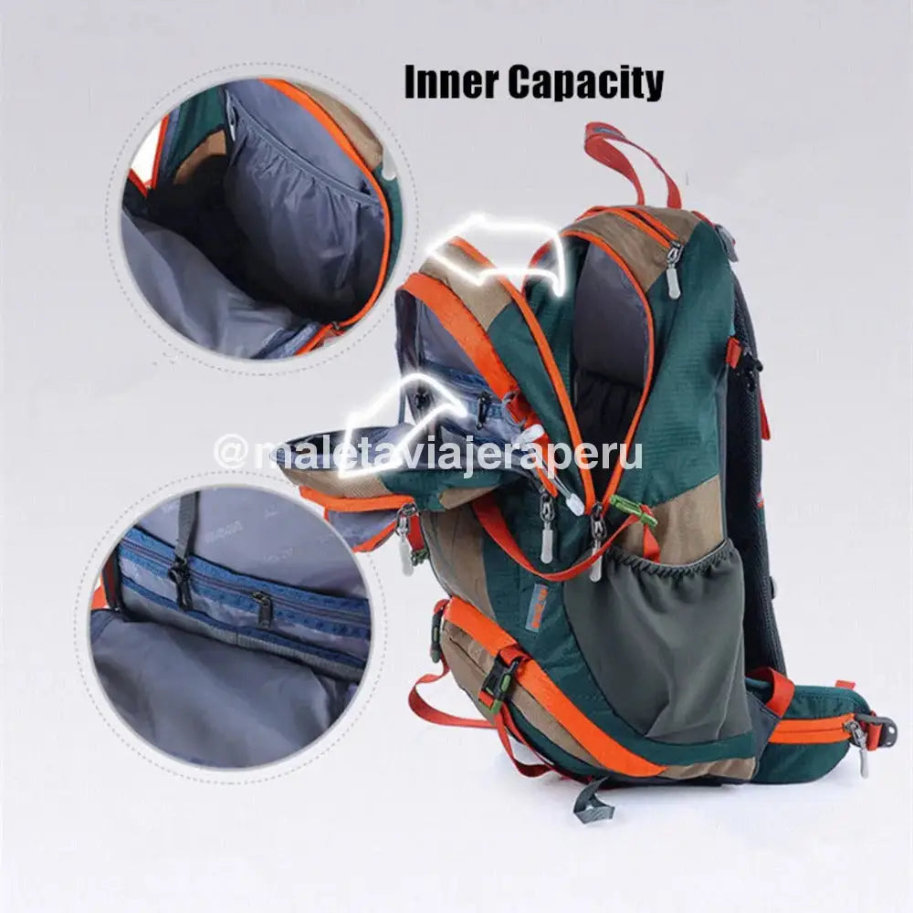 Mochila Viajera Ai One Outdoor 30L (Negro) Backpacks
