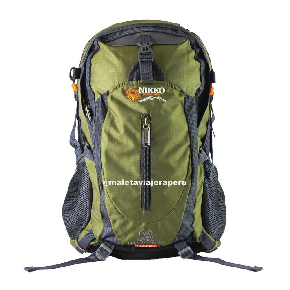 Mochila Outdoor Electrón 40 litros (Militar) - Nikko Equipment