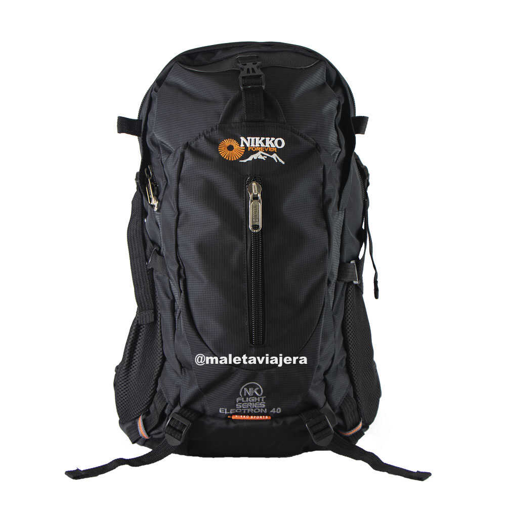 Mochila Outdoor Electrón 40 litros (Negro) - Nikko Equipment