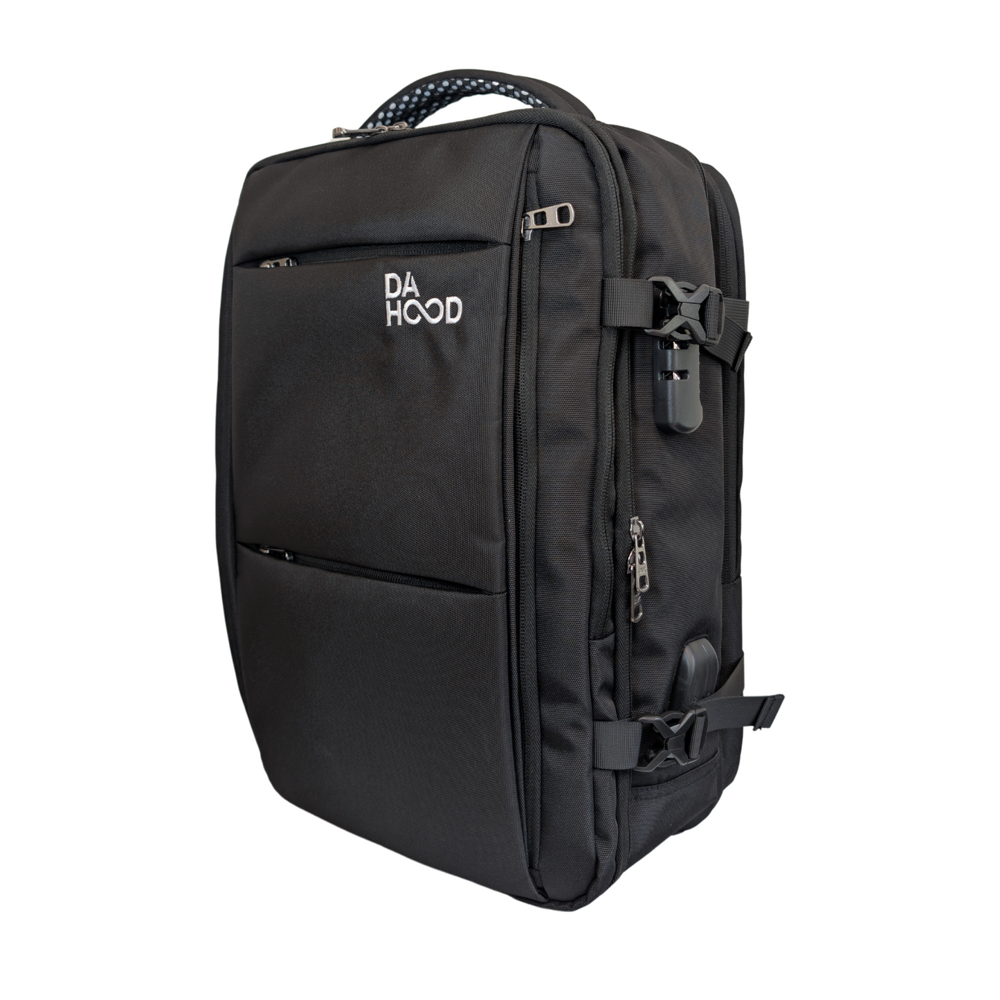 Mochila Viajera Deluxe (Negro) - Da Hood