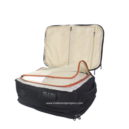 Mochila Viajera Deluxe (Negro) - Da Hood