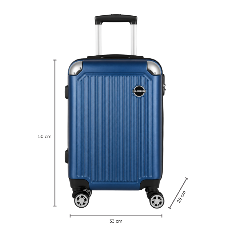 Maleta de ruedas Mini-Cabina (Azul) - ABS