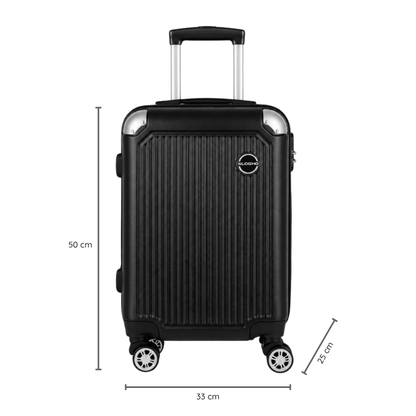 Maleta de ruedas Mini-cabina (Negro) - ABS