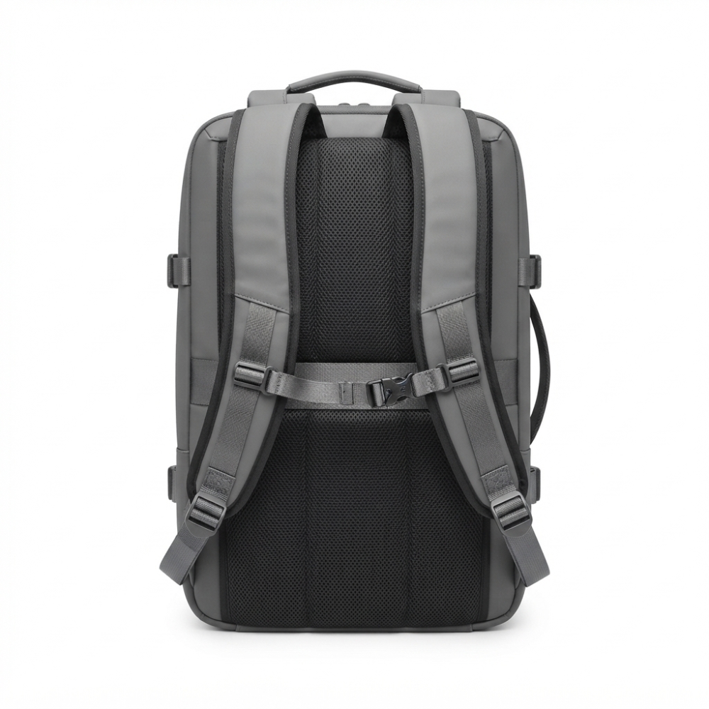 Mochila Viajera Portalaptop Expandible (Gris) - Sky Bow