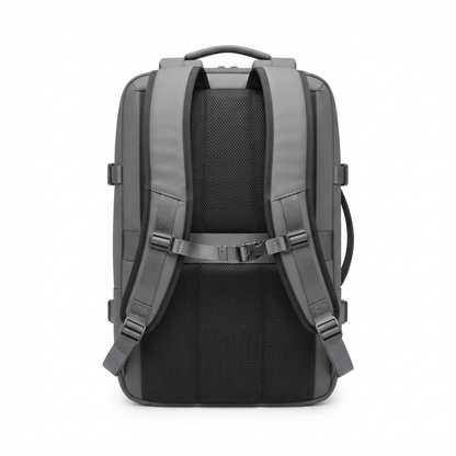 Mochila Viajera Portalaptop Expandible (Gris) - Sky Bow
