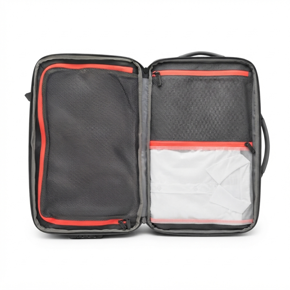 Mochila Viajera Portalaptop Expandible (Gris) - Sky Bow