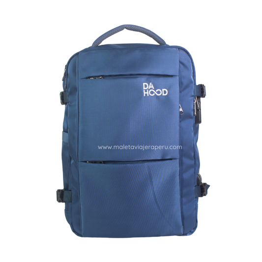 Mochila Viajera Deluxe (Azul) - Da Hood
