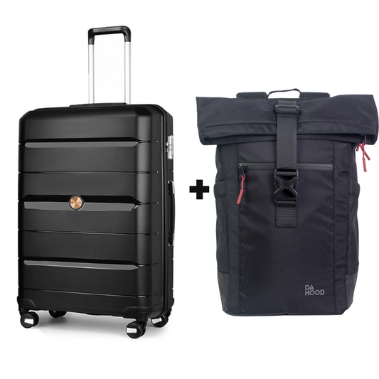 Duo de Mochila Urbana DaHood + Maleta de viaje cabinera