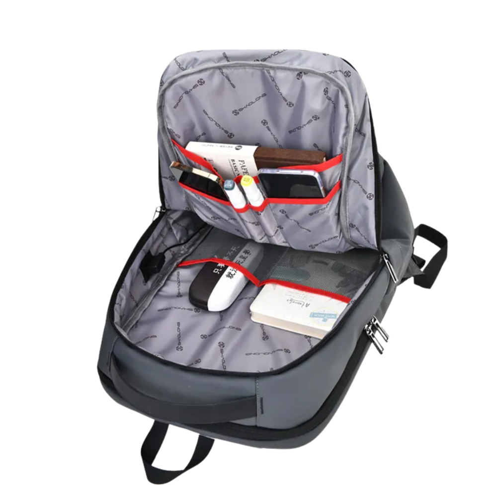 Mochila portalaptop (Plomo) - Shao Long