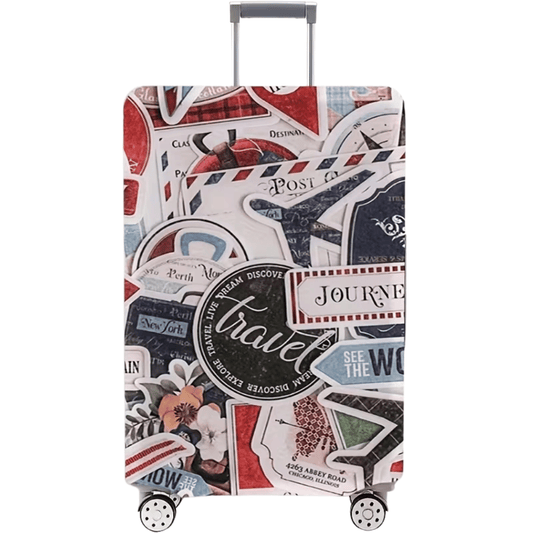 Funda protectora elástica para maleta de cabina (Estampas)