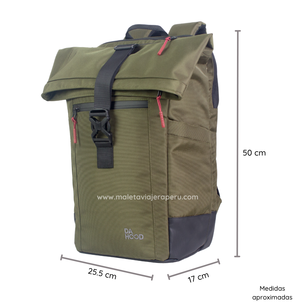 Mochila portalaptop Urbana (Olivo) - Da Hood