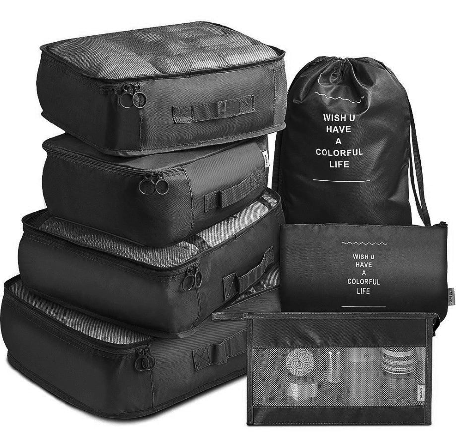 Set organizador Deluxe 07 piezas (Negro)