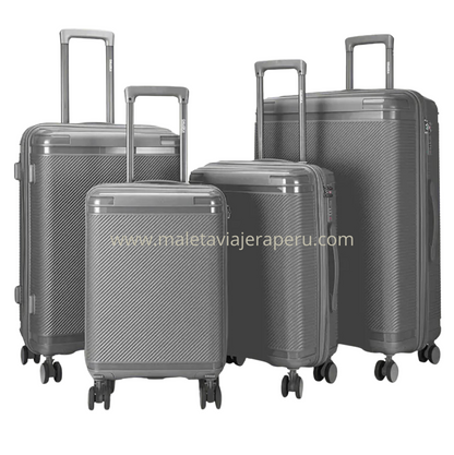 Maletas de ruedas para viaje (Gris)