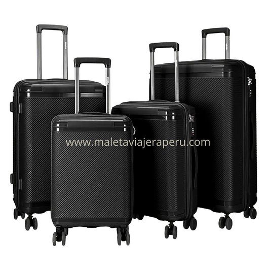 Maletas de ruedas para viaje (Negro) - LLG