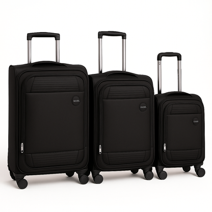 Maleta de ruedas Ejecutiva de tela (Negro)