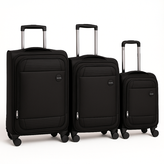 Maleta de ruedas Ejecutiva de tela (Negro)