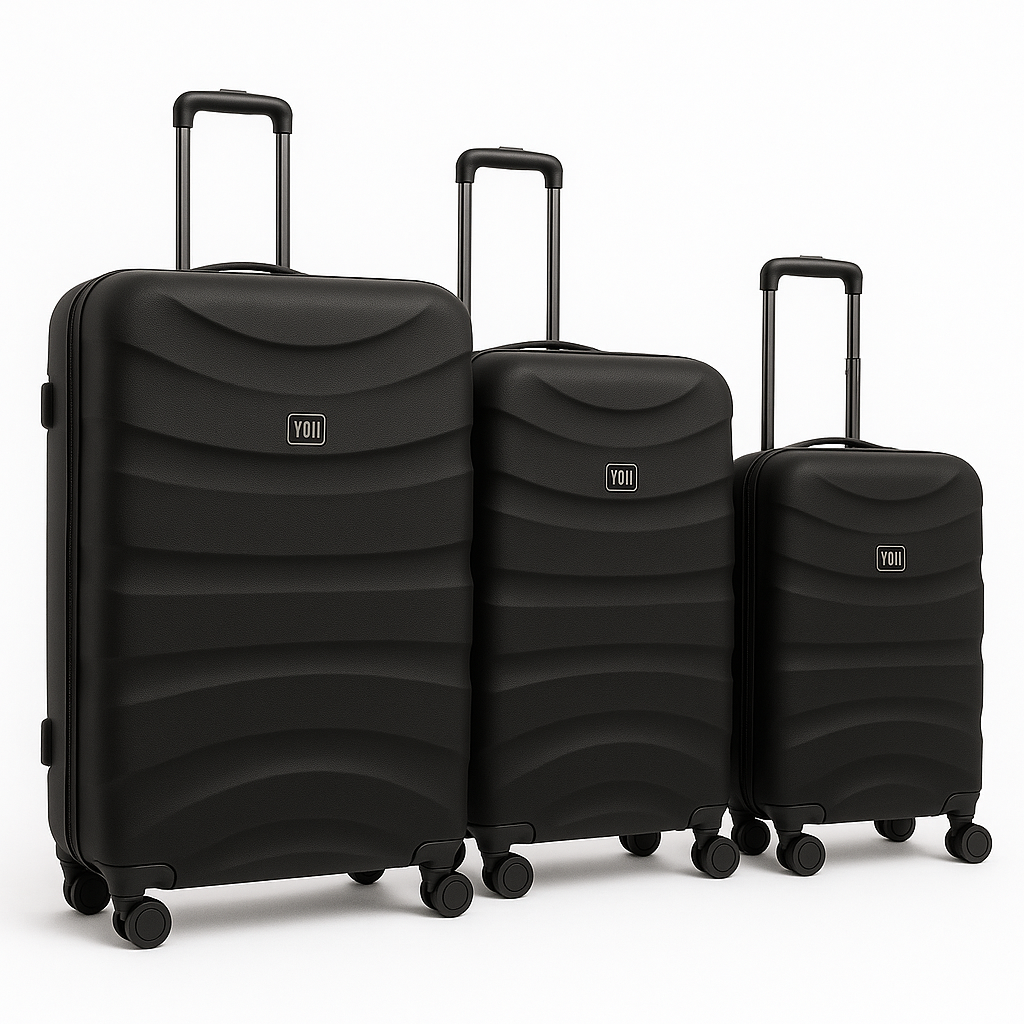 Maleta de ruedas Policarbonato (Negro)