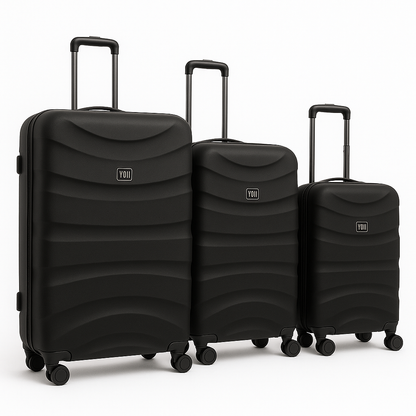 Maleta de ruedas Policarbonato (Negro)