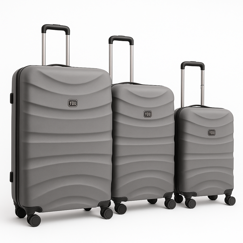 Maleta de ruedas Policarbonato (Plomo)