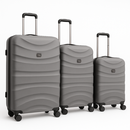 Maleta de ruedas Policarbonato (Plomo)